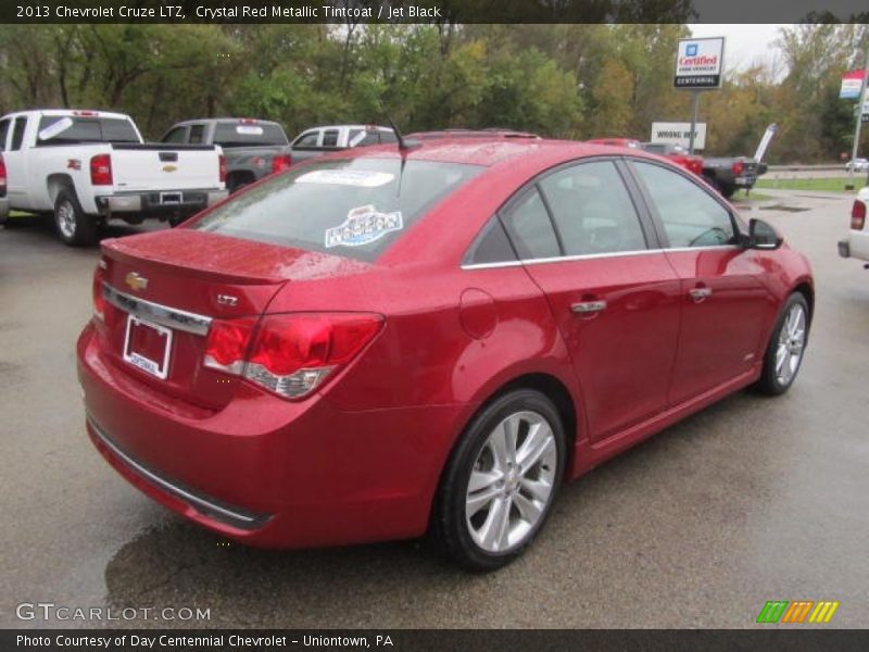Crystal Red Metallic Tintcoat / Jet Black 2013 Chevrolet Cruze LTZ
