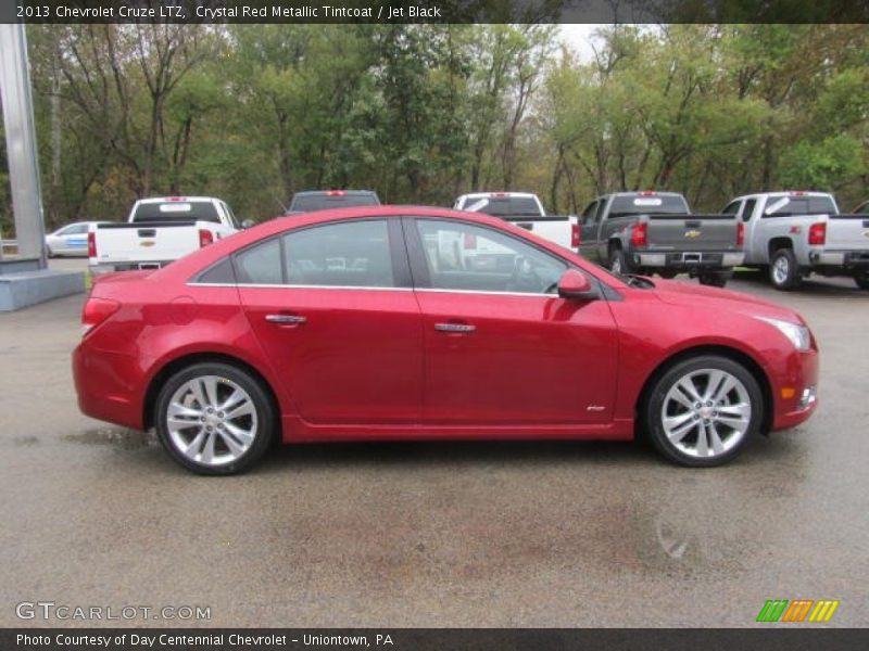 Crystal Red Metallic Tintcoat / Jet Black 2013 Chevrolet Cruze LTZ