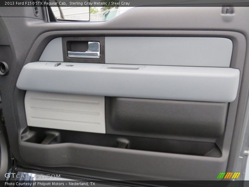 Sterling Gray Metallic / Steel Gray 2013 Ford F150 STX Regular Cab