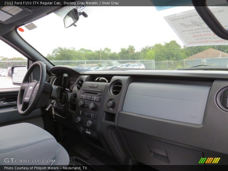 Sterling Gray Metallic / Steel Gray 2013 Ford F150 STX Regular Cab