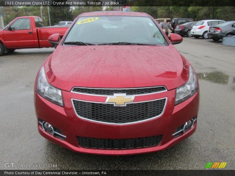 Crystal Red Metallic Tintcoat / Jet Black 2013 Chevrolet Cruze LTZ