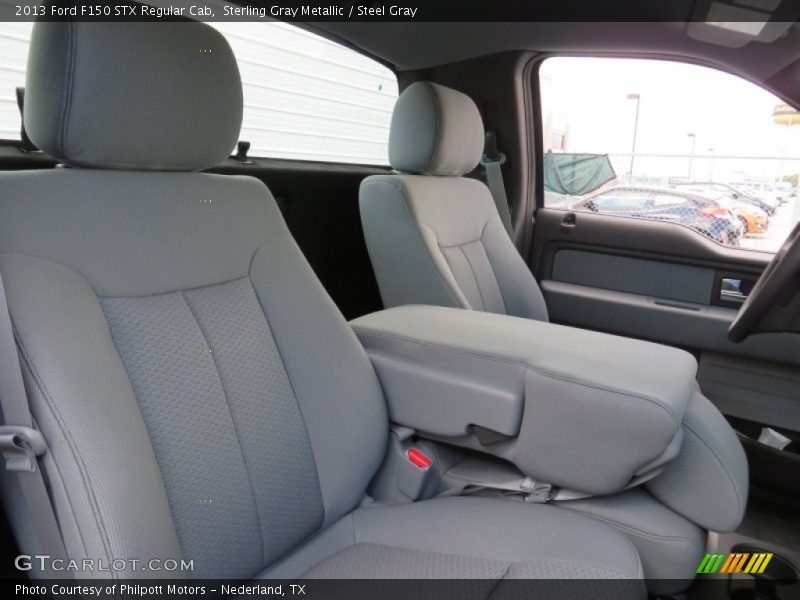 Sterling Gray Metallic / Steel Gray 2013 Ford F150 STX Regular Cab