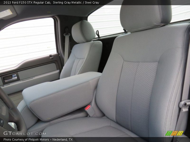 Sterling Gray Metallic / Steel Gray 2013 Ford F150 STX Regular Cab