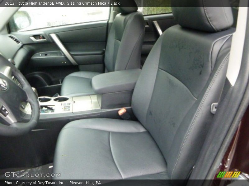 Sizzling Crimson Mica / Black 2013 Toyota Highlander SE 4WD