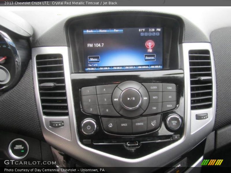 Crystal Red Metallic Tintcoat / Jet Black 2013 Chevrolet Cruze LTZ