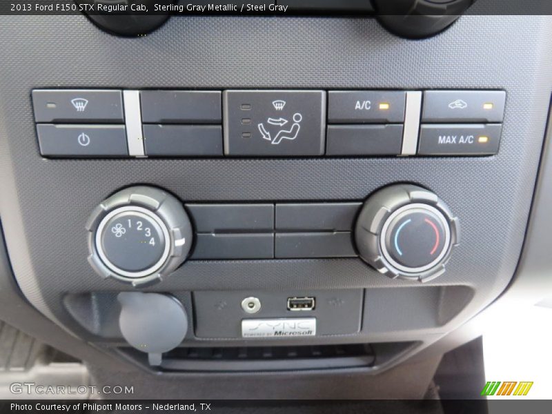 Sterling Gray Metallic / Steel Gray 2013 Ford F150 STX Regular Cab