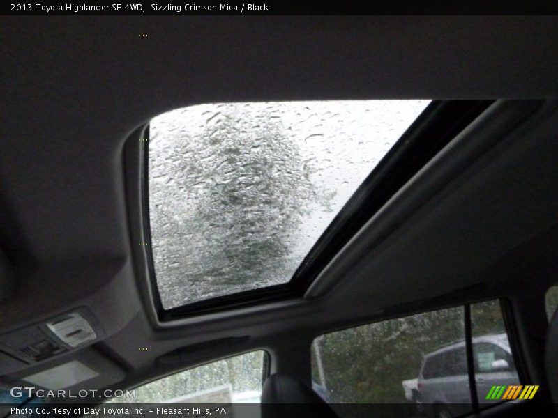 Sizzling Crimson Mica / Black 2013 Toyota Highlander SE 4WD
