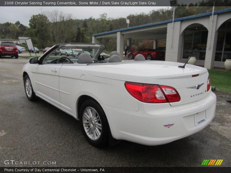 Stone White / Dark Slate Gray/Light Slate Gray 2008 Chrysler Sebring Touring Convertible