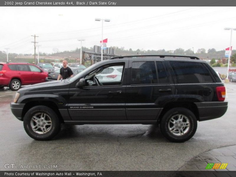 Black / Dark Slate Gray 2002 Jeep Grand Cherokee Laredo 4x4