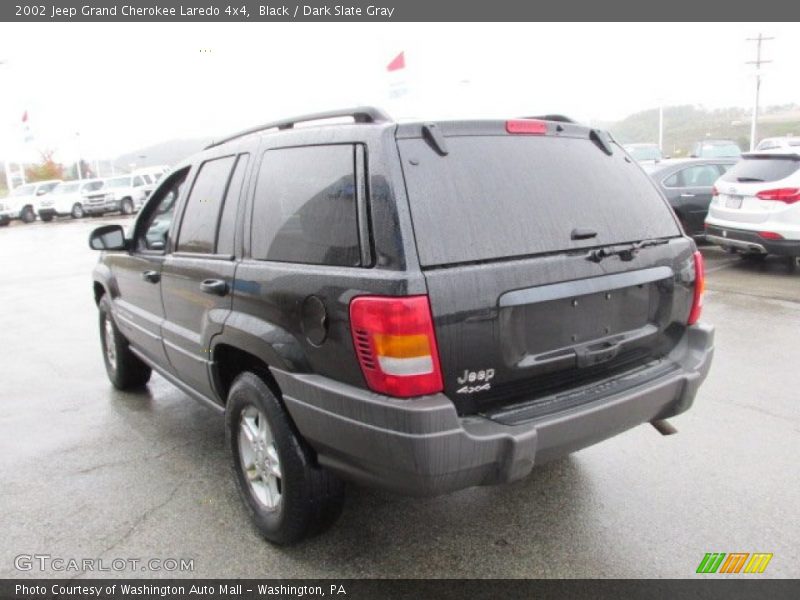Black / Dark Slate Gray 2002 Jeep Grand Cherokee Laredo 4x4