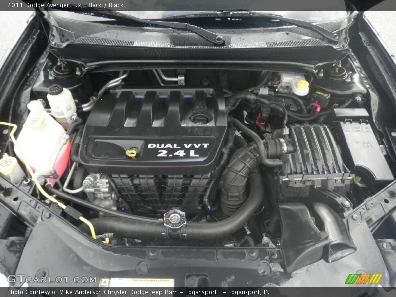 Black / Black 2011 Dodge Avenger Lux