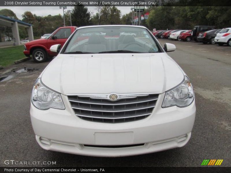 Stone White / Dark Slate Gray/Light Slate Gray 2008 Chrysler Sebring Touring Convertible