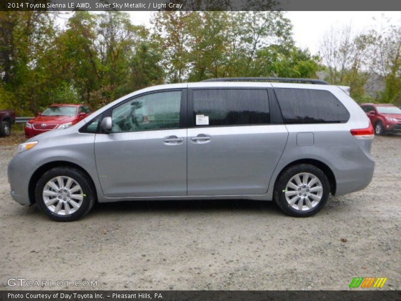  2014 Sienna LE AWD Silver Sky Metallic