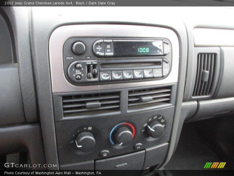 Black / Dark Slate Gray 2002 Jeep Grand Cherokee Laredo 4x4