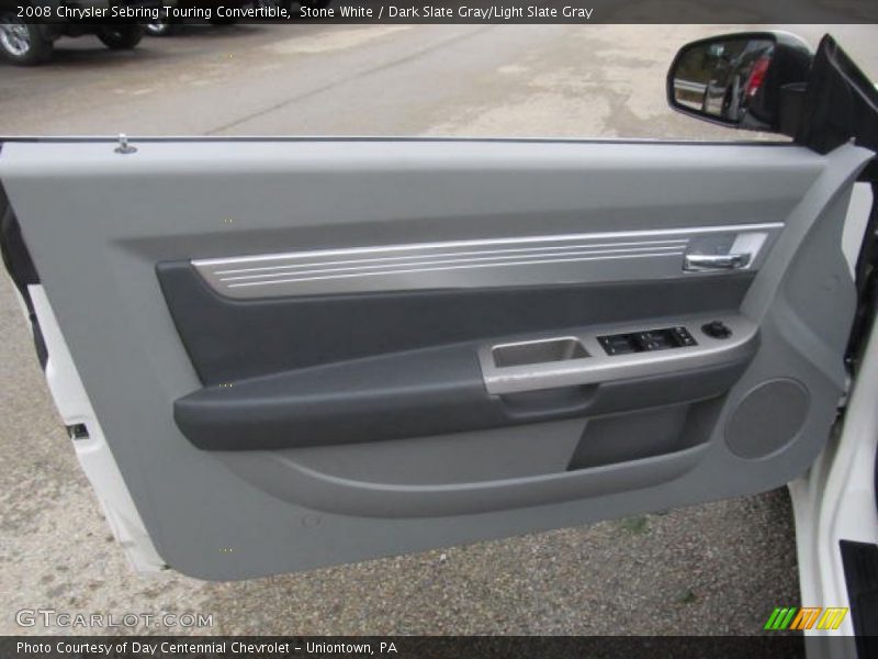 Stone White / Dark Slate Gray/Light Slate Gray 2008 Chrysler Sebring Touring Convertible