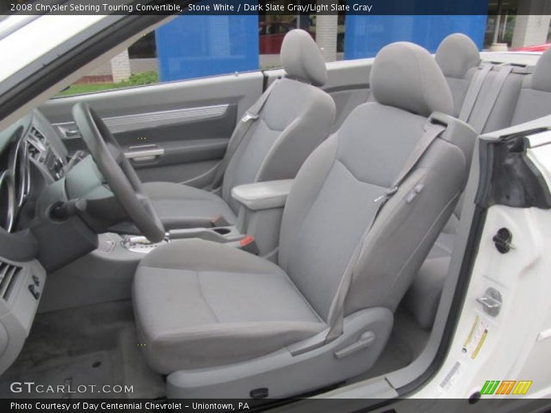 Stone White / Dark Slate Gray/Light Slate Gray 2008 Chrysler Sebring Touring Convertible
