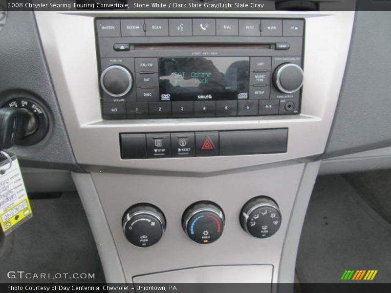 Stone White / Dark Slate Gray/Light Slate Gray 2008 Chrysler Sebring Touring Convertible