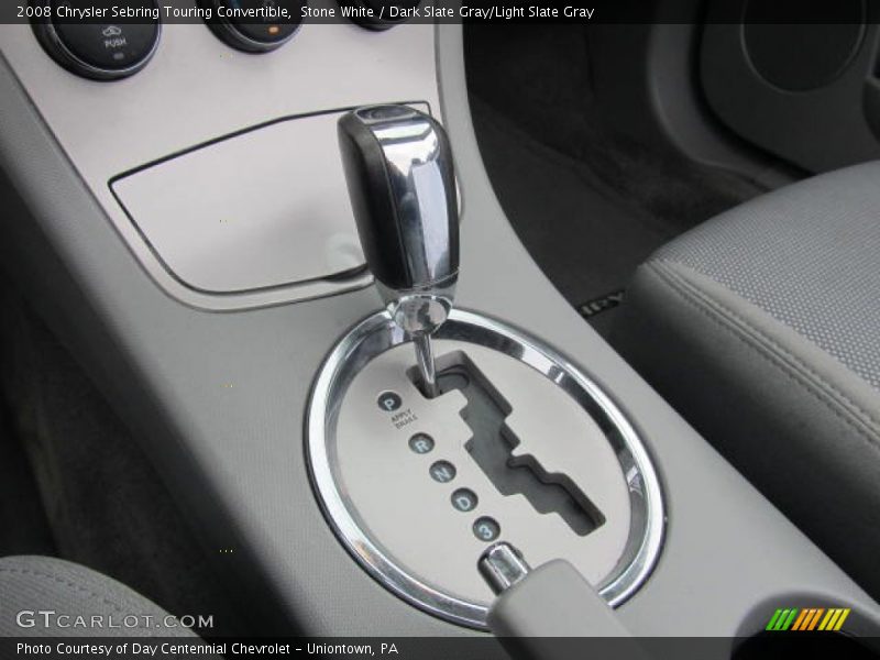 Stone White / Dark Slate Gray/Light Slate Gray 2008 Chrysler Sebring Touring Convertible