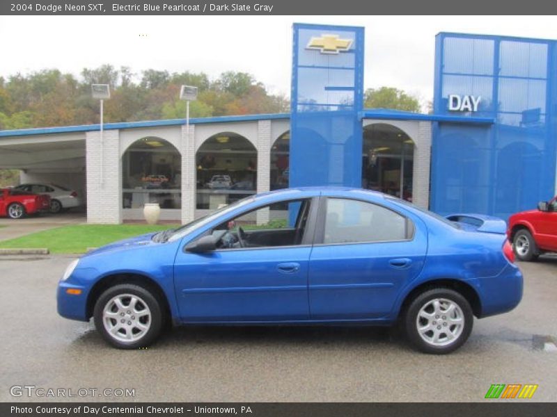 Electric Blue Pearlcoat / Dark Slate Gray 2004 Dodge Neon SXT
