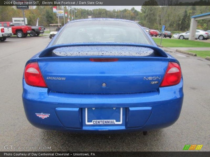 Electric Blue Pearlcoat / Dark Slate Gray 2004 Dodge Neon SXT
