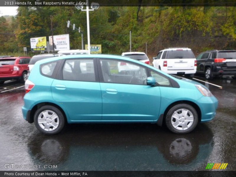 Blue Raspberry Metallic / Gray 2013 Honda Fit