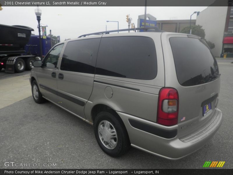 Sandrift Metallic / Medium Gray 2001 Chevrolet Venture LS