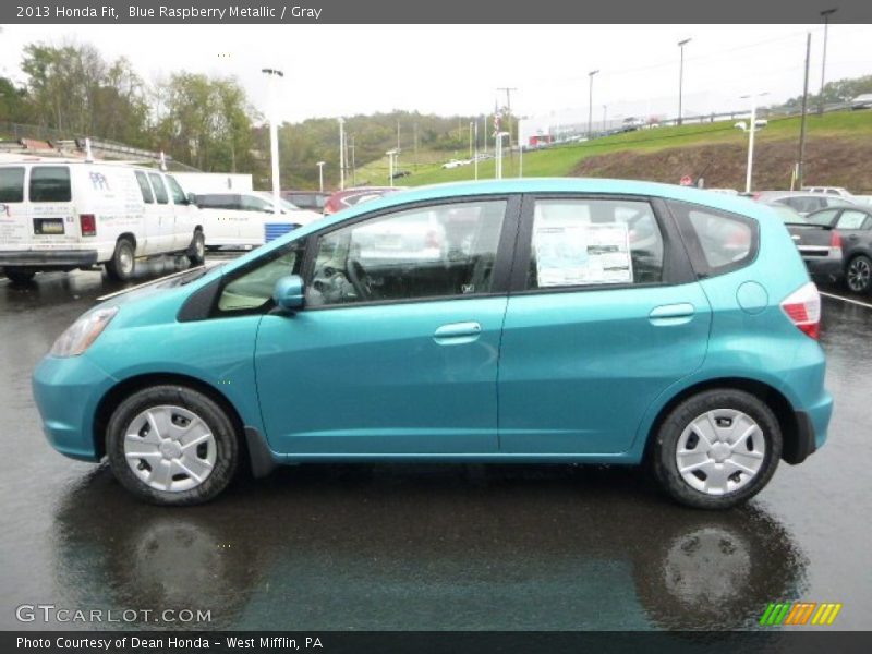 Blue Raspberry Metallic / Gray 2013 Honda Fit