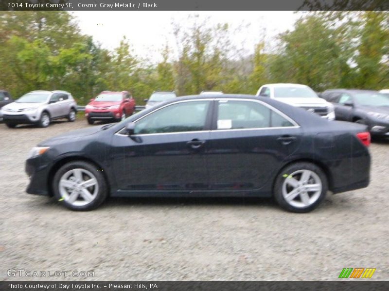 Cosmic Gray Metallic / Black 2014 Toyota Camry SE