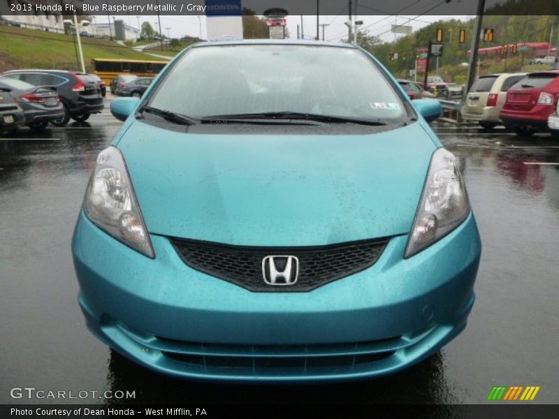 Blue Raspberry Metallic / Gray 2013 Honda Fit