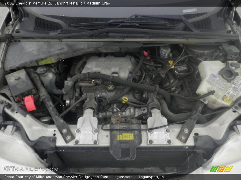 Sandrift Metallic / Medium Gray 2001 Chevrolet Venture LS
