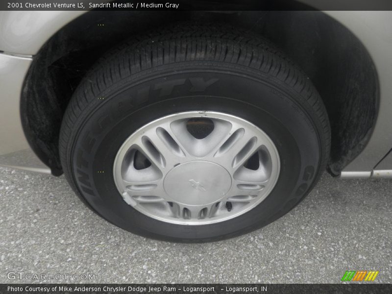 Sandrift Metallic / Medium Gray 2001 Chevrolet Venture LS
