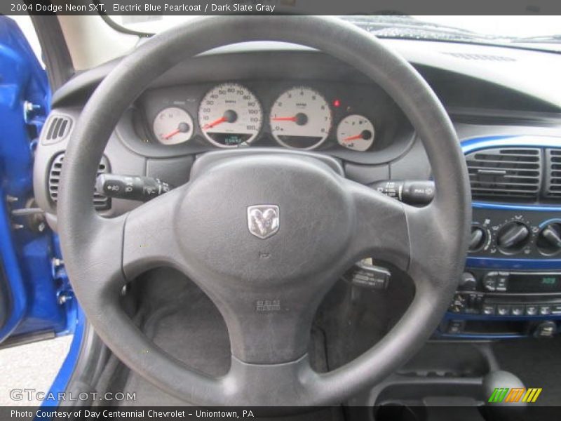 Electric Blue Pearlcoat / Dark Slate Gray 2004 Dodge Neon SXT