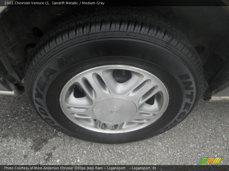 Sandrift Metallic / Medium Gray 2001 Chevrolet Venture LS