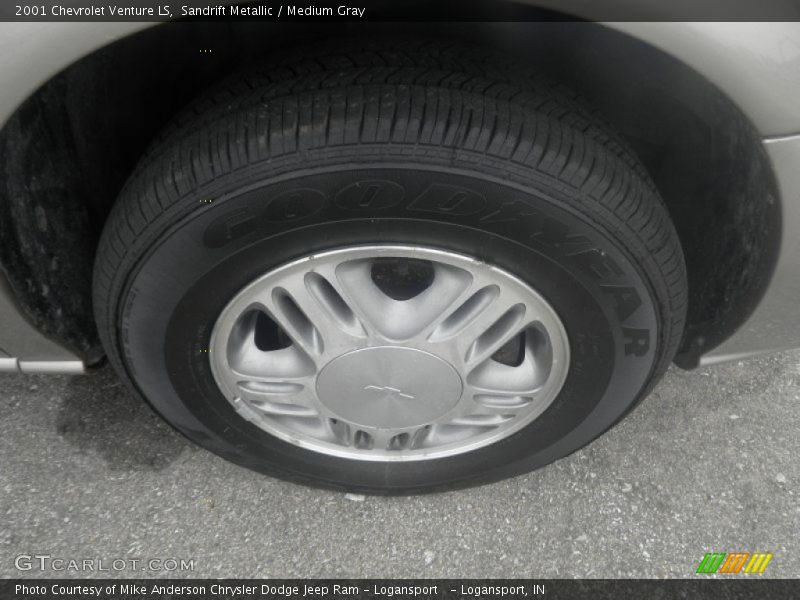 Sandrift Metallic / Medium Gray 2001 Chevrolet Venture LS