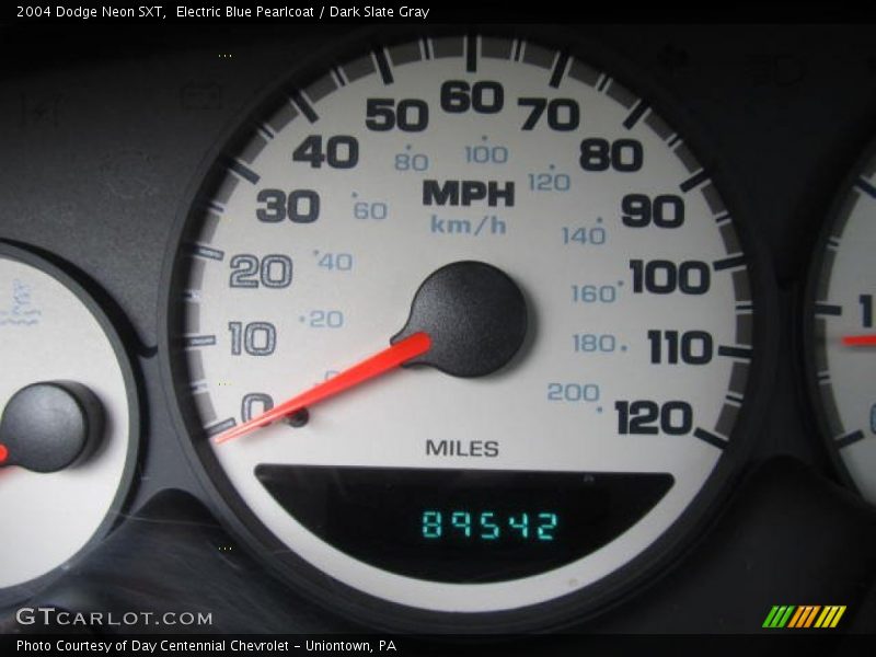 Electric Blue Pearlcoat / Dark Slate Gray 2004 Dodge Neon SXT