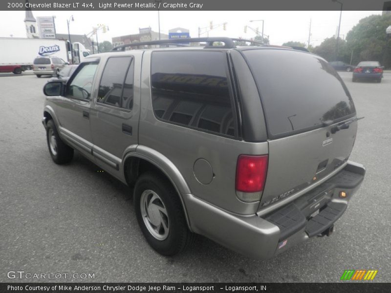 Light Pewter Metallic / Graphite Gray 2000 Chevrolet Blazer LT 4x4