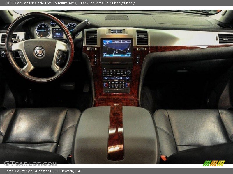 Black Ice Metallic / Ebony/Ebony 2011 Cadillac Escalade ESV Premium AWD