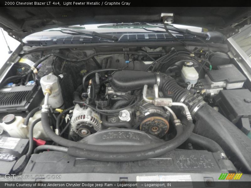 Light Pewter Metallic / Graphite Gray 2000 Chevrolet Blazer LT 4x4