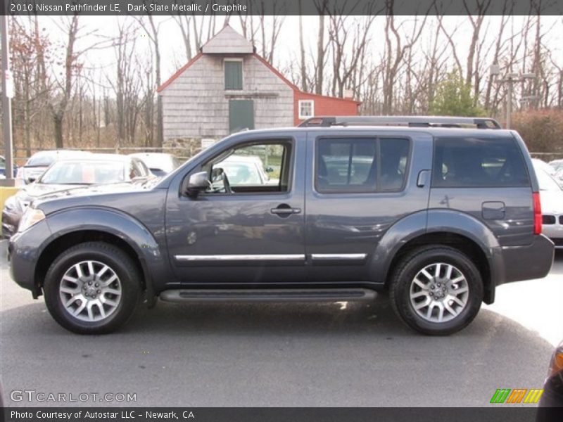 Dark Slate Metallic / Graphite 2010 Nissan Pathfinder LE