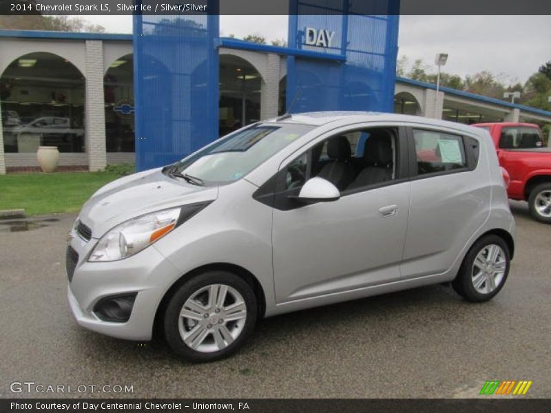 Silver Ice / Silver/Silver 2014 Chevrolet Spark LS