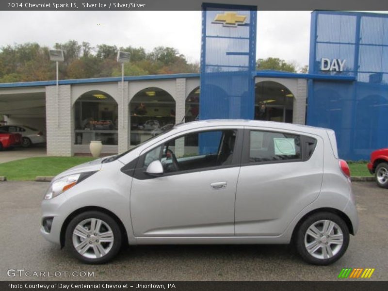 Silver Ice / Silver/Silver 2014 Chevrolet Spark LS