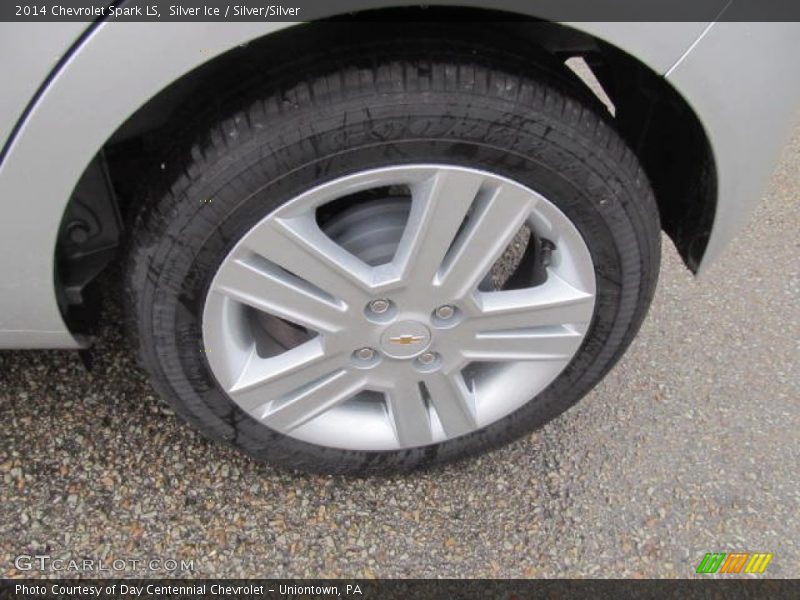 Silver Ice / Silver/Silver 2014 Chevrolet Spark LS