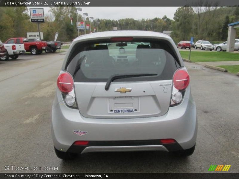 Silver Ice / Silver/Silver 2014 Chevrolet Spark LS