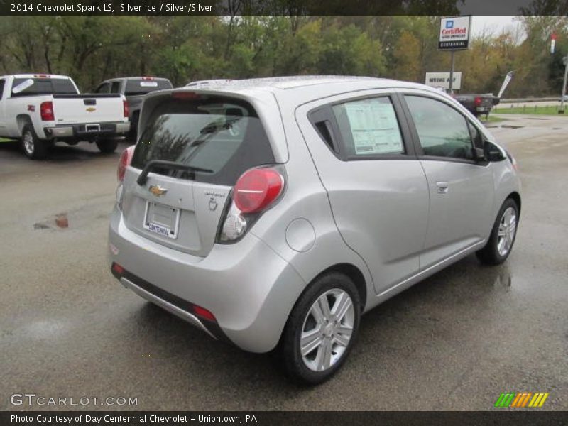 Silver Ice / Silver/Silver 2014 Chevrolet Spark LS