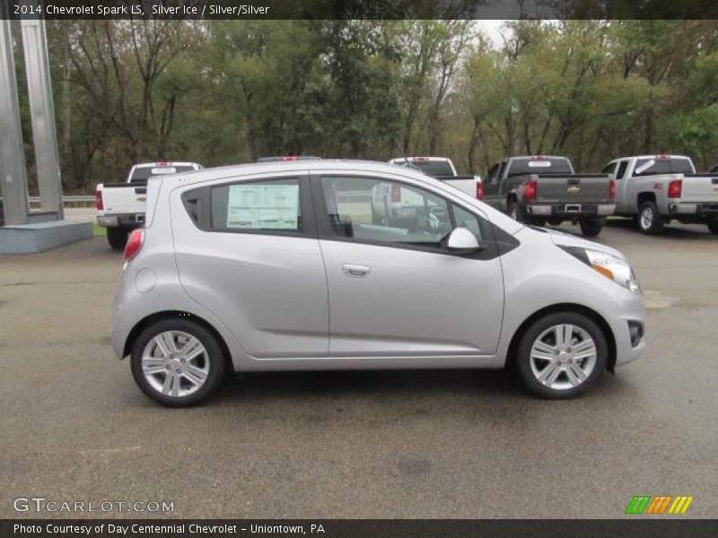 Silver Ice / Silver/Silver 2014 Chevrolet Spark LS