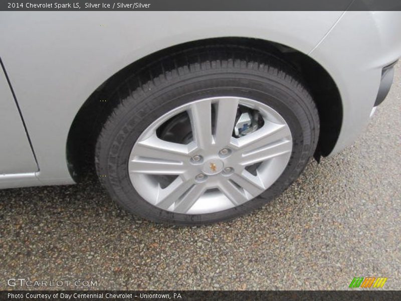 Silver Ice / Silver/Silver 2014 Chevrolet Spark LS
