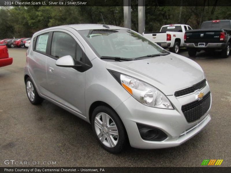 Silver Ice / Silver/Silver 2014 Chevrolet Spark LS