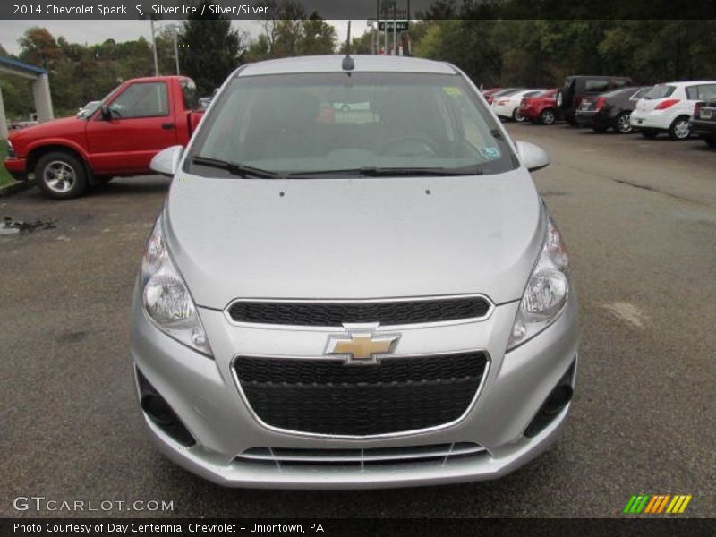Silver Ice / Silver/Silver 2014 Chevrolet Spark LS