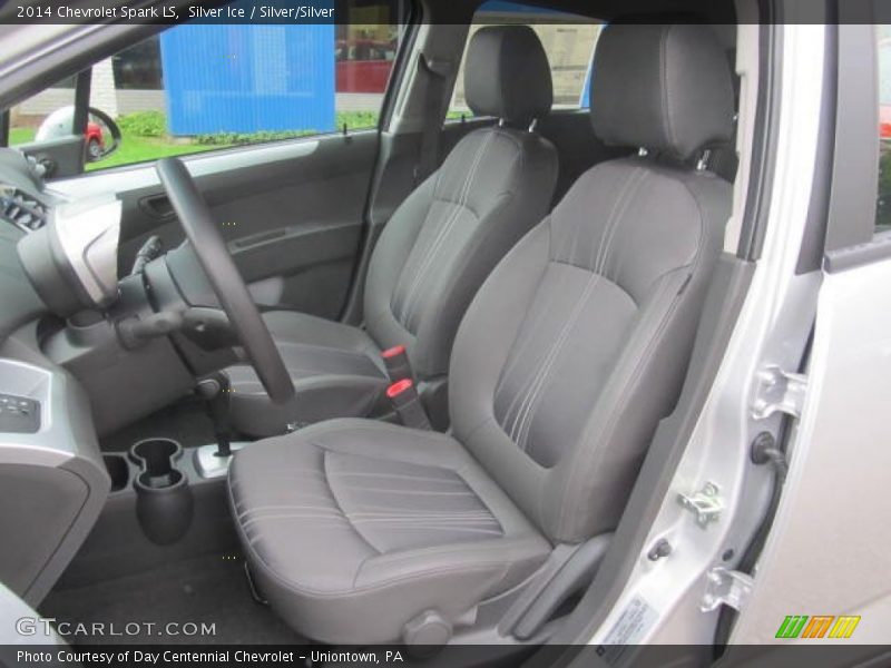 Silver Ice / Silver/Silver 2014 Chevrolet Spark LS
