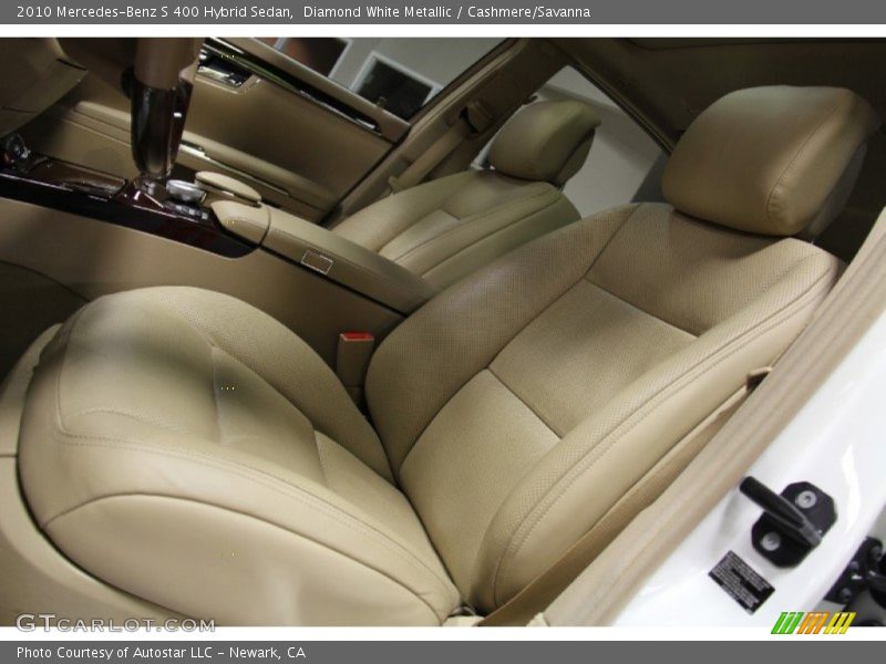 Diamond White Metallic / Cashmere/Savanna 2010 Mercedes-Benz S 400 Hybrid Sedan
